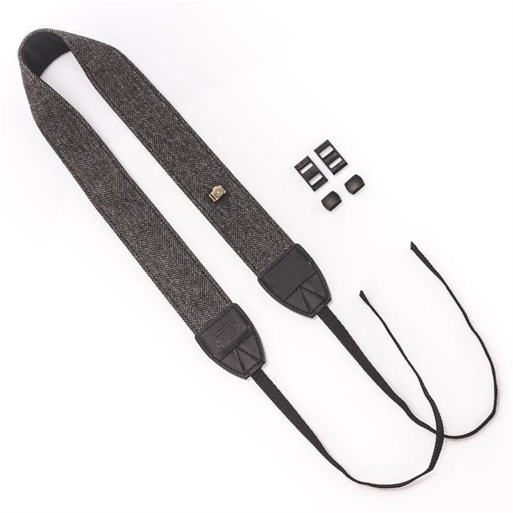 Grey 70cm Camera Strap Adjustable Shoulder Neck Strap For Nikon For Sony Camera