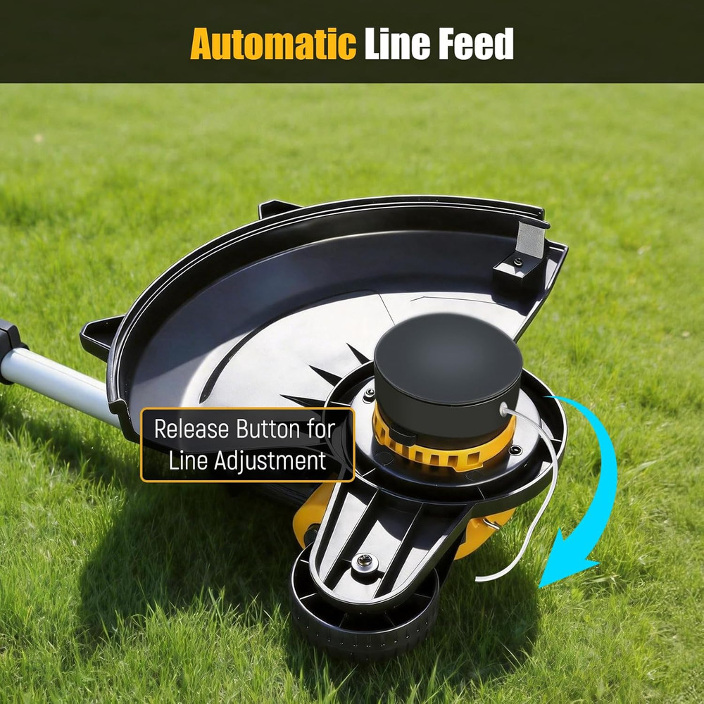 Weed Wacker Weed Eater, 3 in 1 Cordless String Trimmer Compatible with Dewalt 20