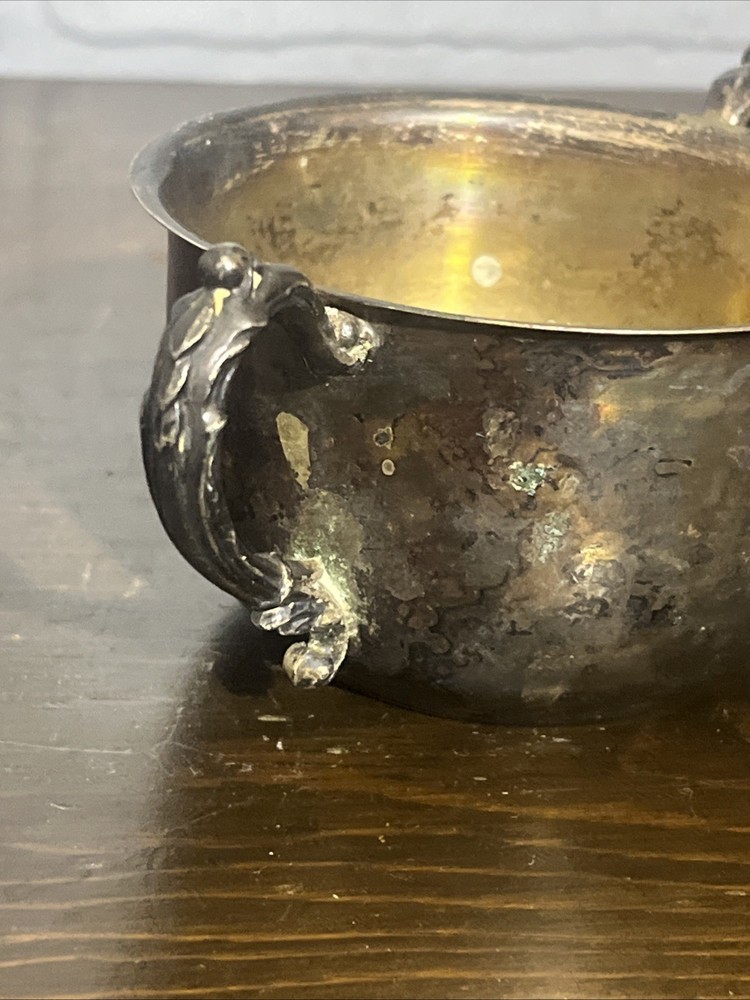 Vintage Sheridan Silver On Copper Bowl