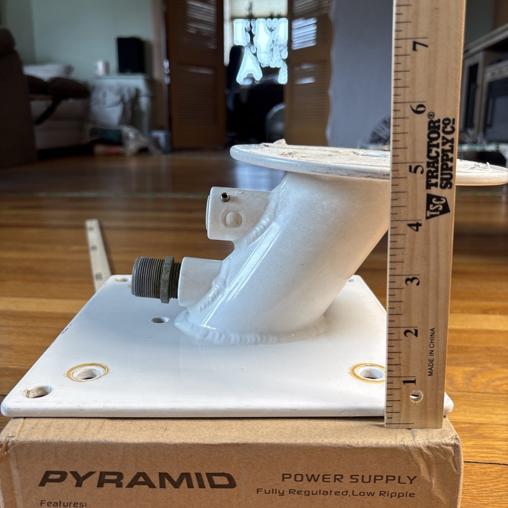 Forward Leaning 4 3/4” Radar Antenna Mount Good Condition