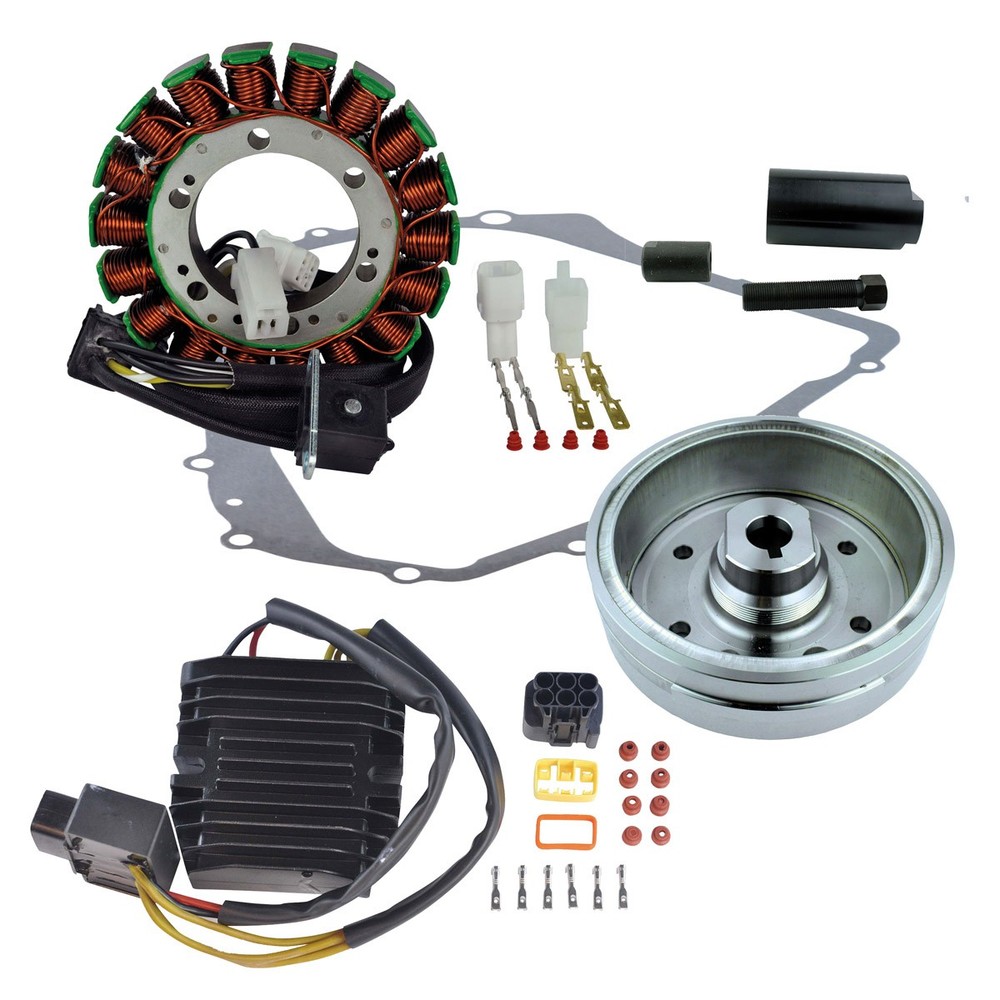 Kit Flywheel Stator Mosfet Regulator Puller Gasket For Suzuki LTA 400 Eiger 2003