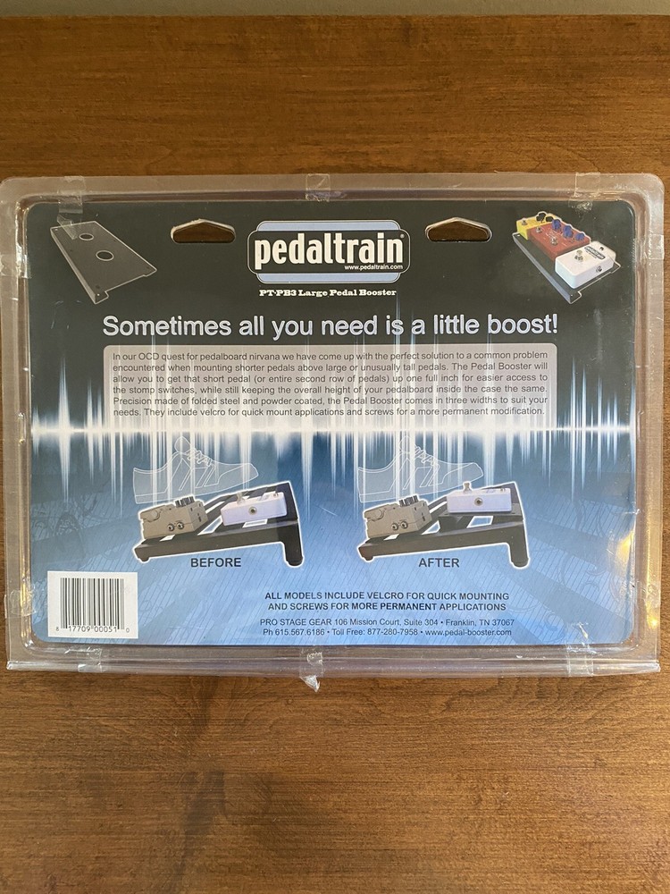Pedaltrain Large Pedal Booster PT-PB3