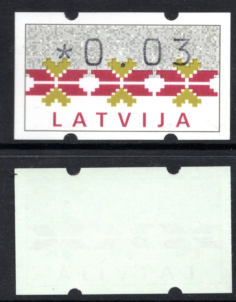 LATVIA 🇱🇻 1994 0.03 MNH FRAMA LABEL