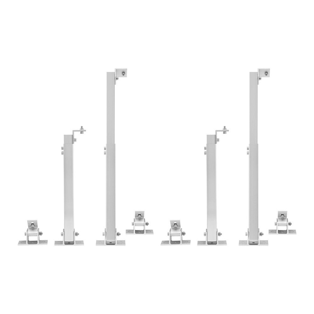 4pcs Universal Mount Brackets Adjustable Solar Panel Mounting Brackets USA