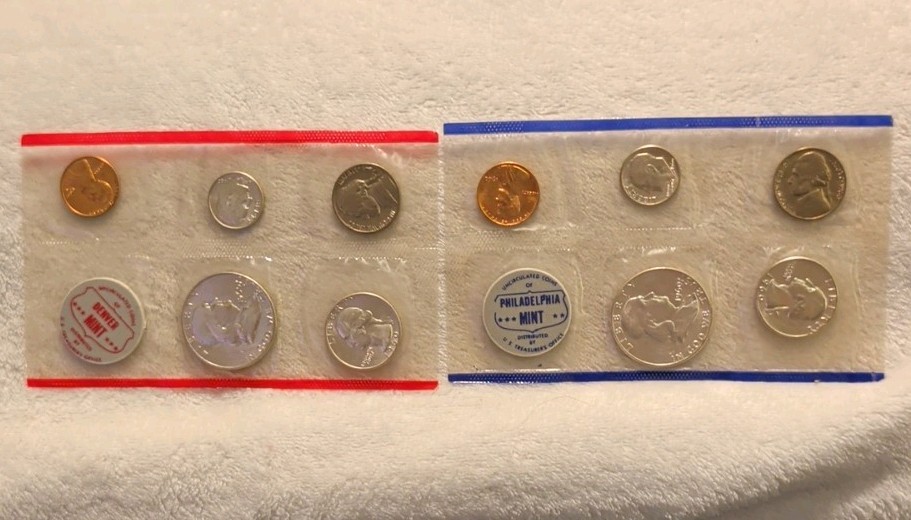 1961 P&D Mint Set .900 Silver
