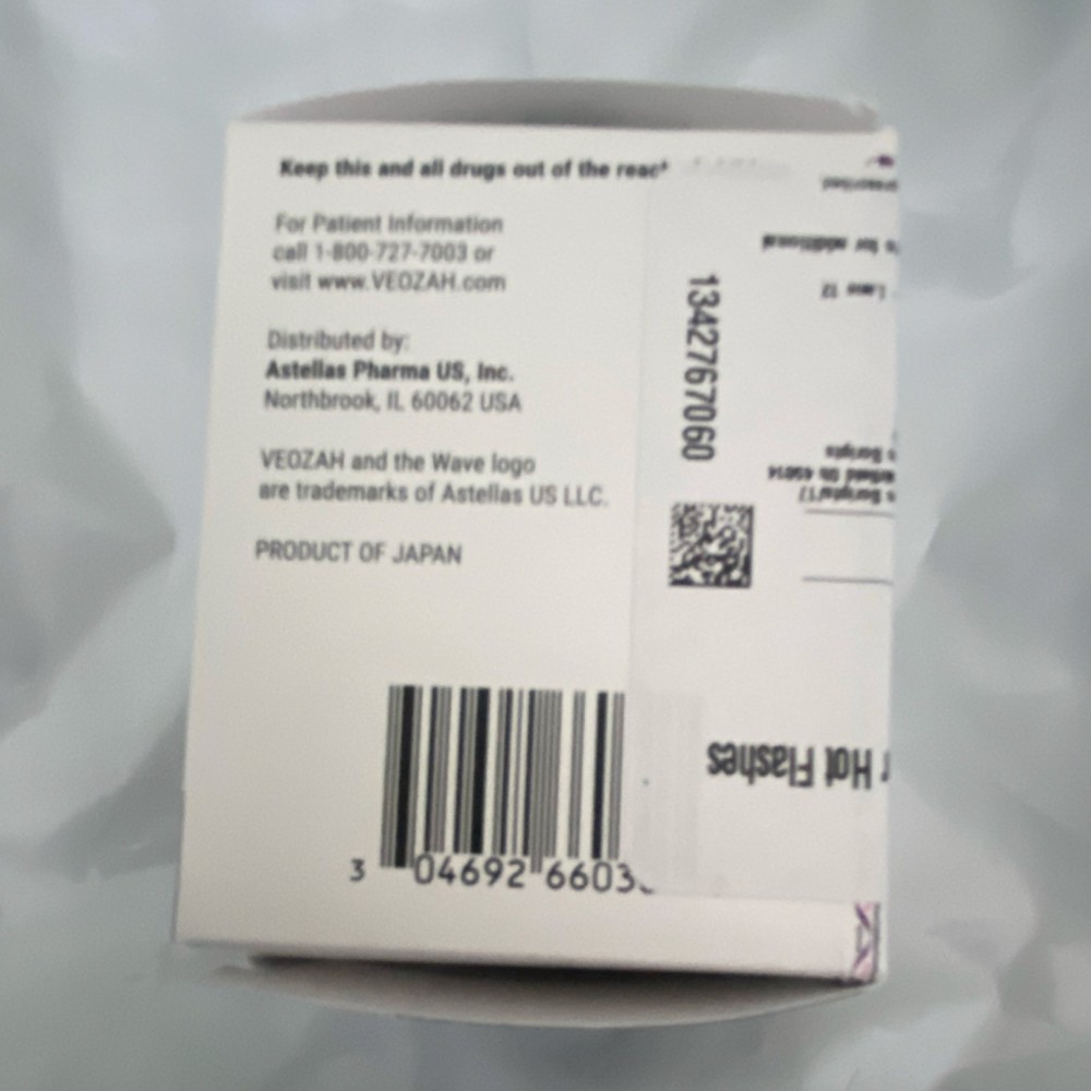 VEOZAH (fezolinetant) tablets 45 Mg 30 Tablets