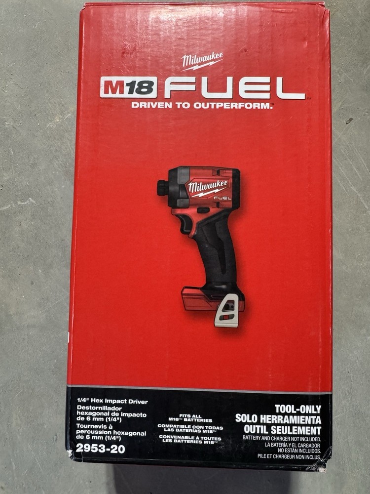 Milwaukee Fuel 1/4” Impact 18 Volt. Tool Only 2953-20