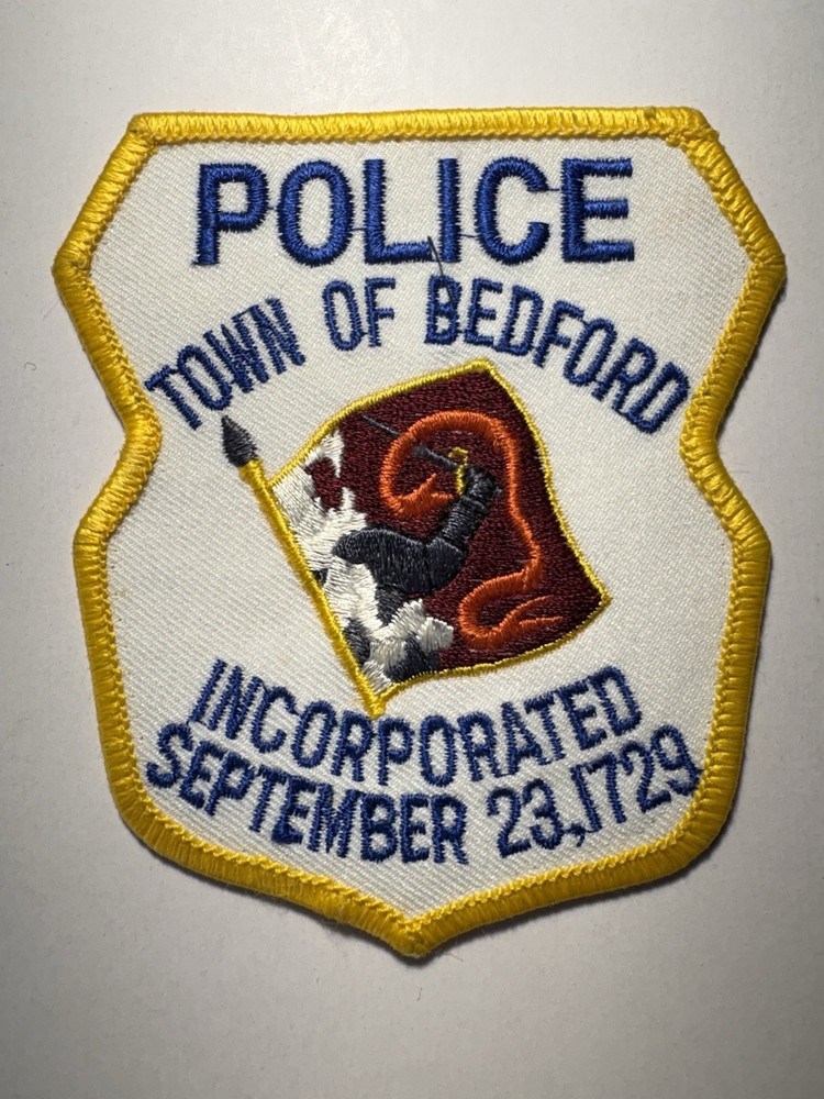 Bedford Massachusetts Police Patch