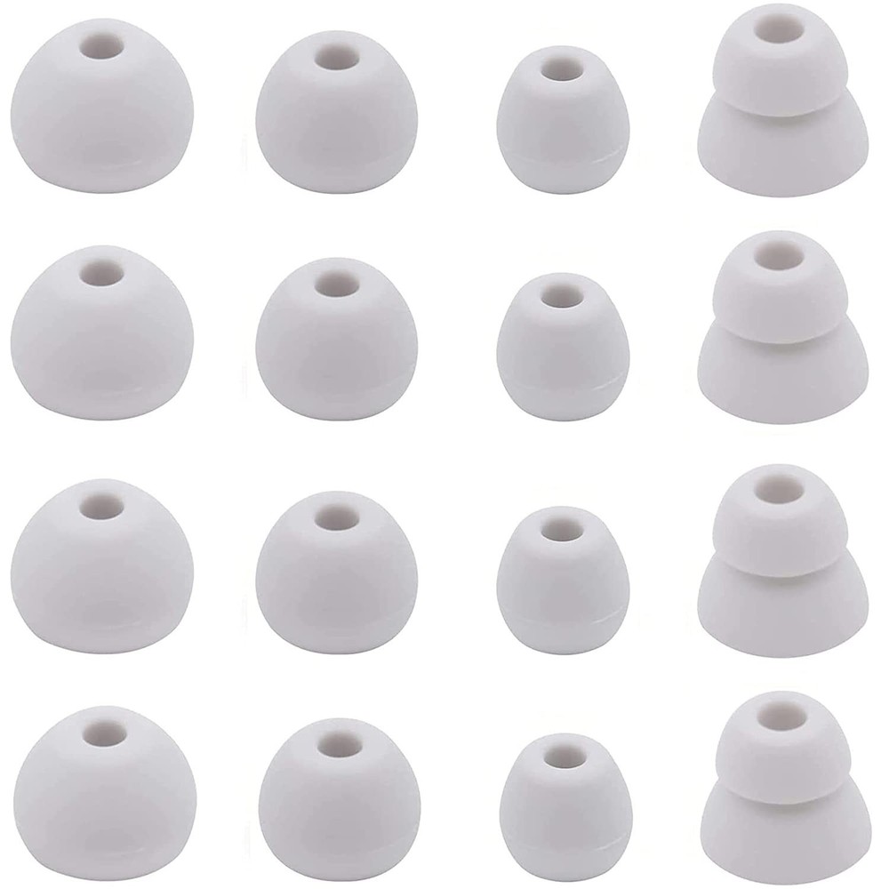 BLLQ Gray Ear Tips Compatible with Beats Flex,