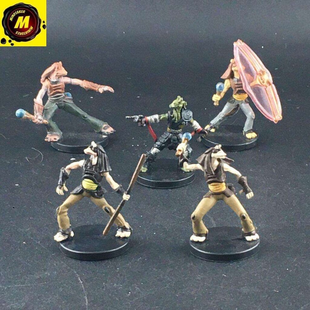 Gungans (x5) - #165511 - Star Wars Miniatures