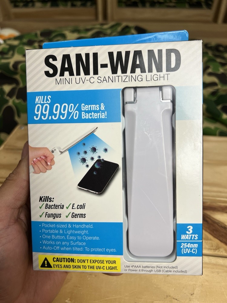 SANI WAND MINI SANITIZING LIGHT - White