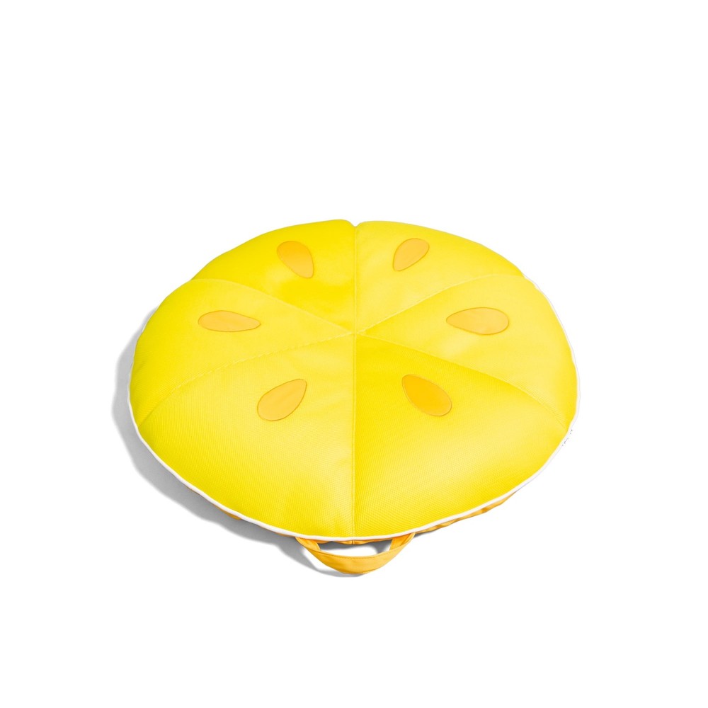 Fruit Slice Small No Inflation Needed Pool Float, Lemon Mesh, 4 feet Big