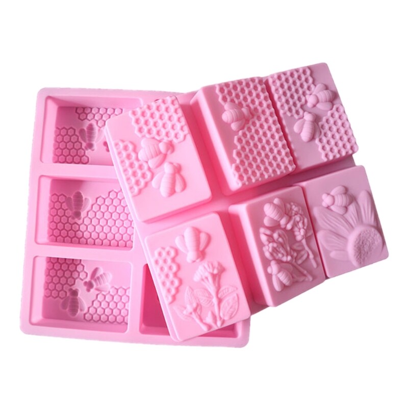 3D Rectangle Silicone Soap Mold DIY Clay Making DIY Cake Chocolate