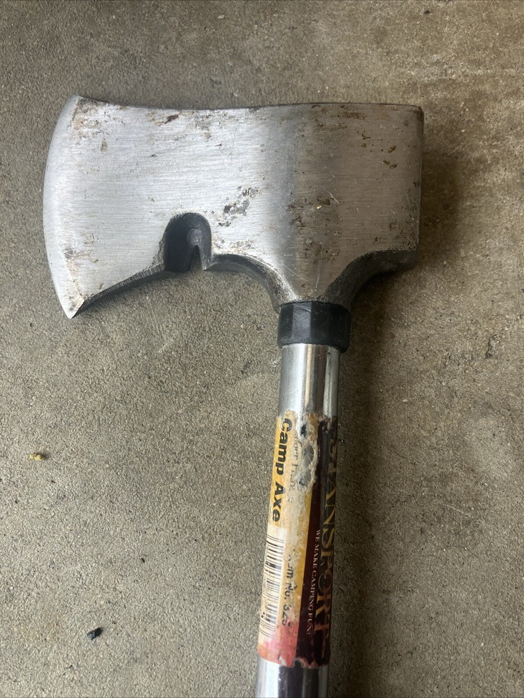 Stansport Rubber Handle Camp Axe / Hammer