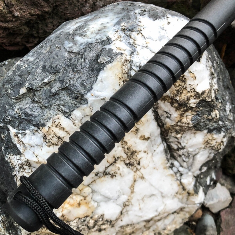 Tactical Tomahawk Stainless Fixed Ax Head Blade Hatchet Camping Black Handle Axe
