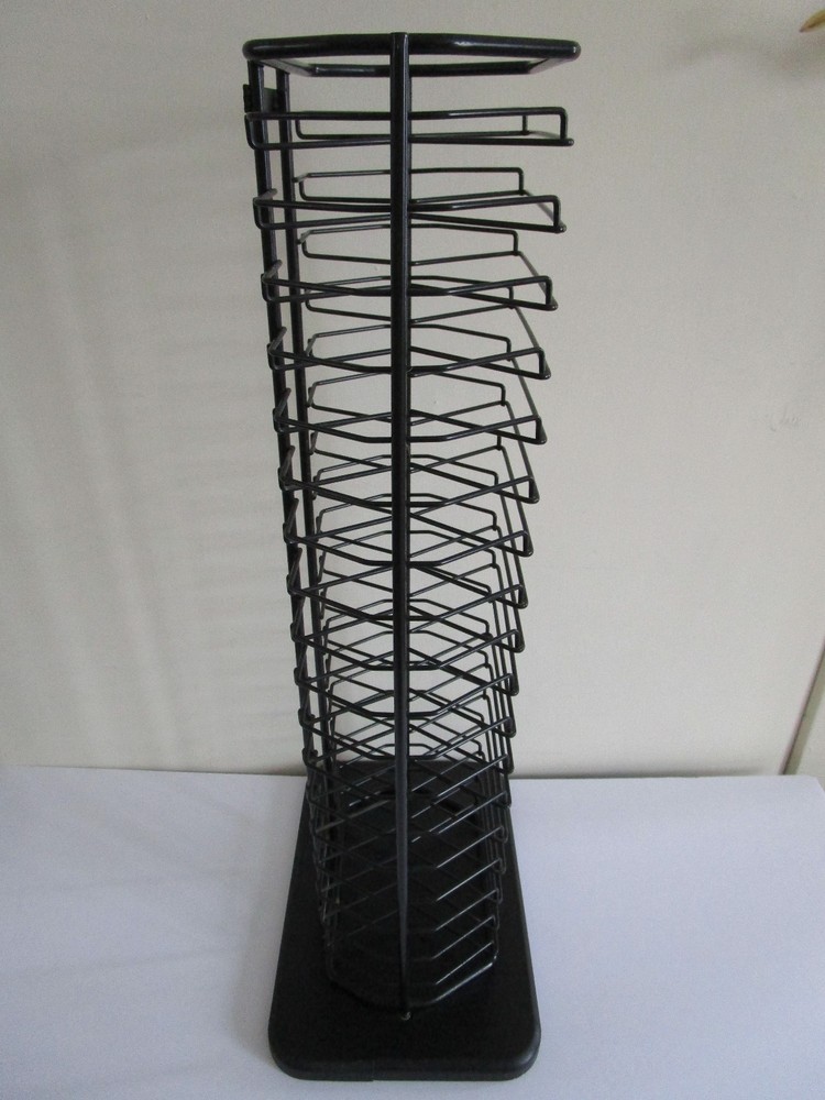 18 DVD / Blu-Ray / 36 CD Multimedia storage holder tower rack organizer