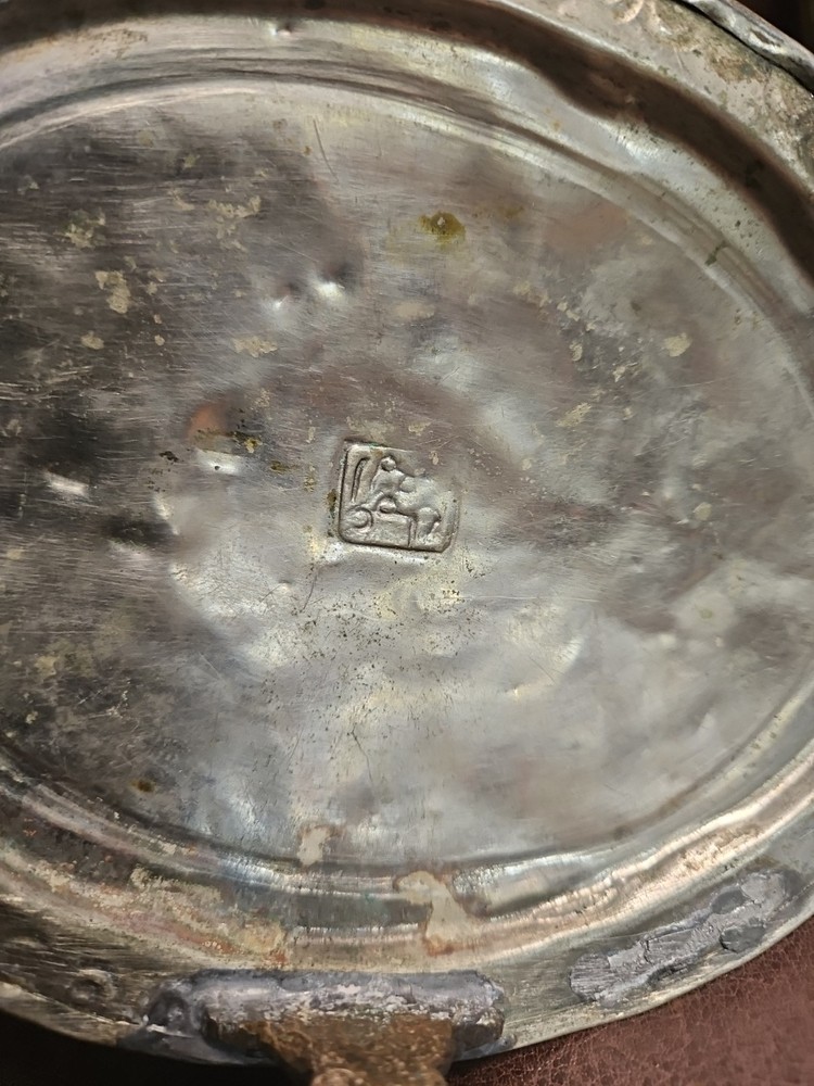 Vintage Middle Eastern Design Handcrafted Etched Tea Caddy Casket Box