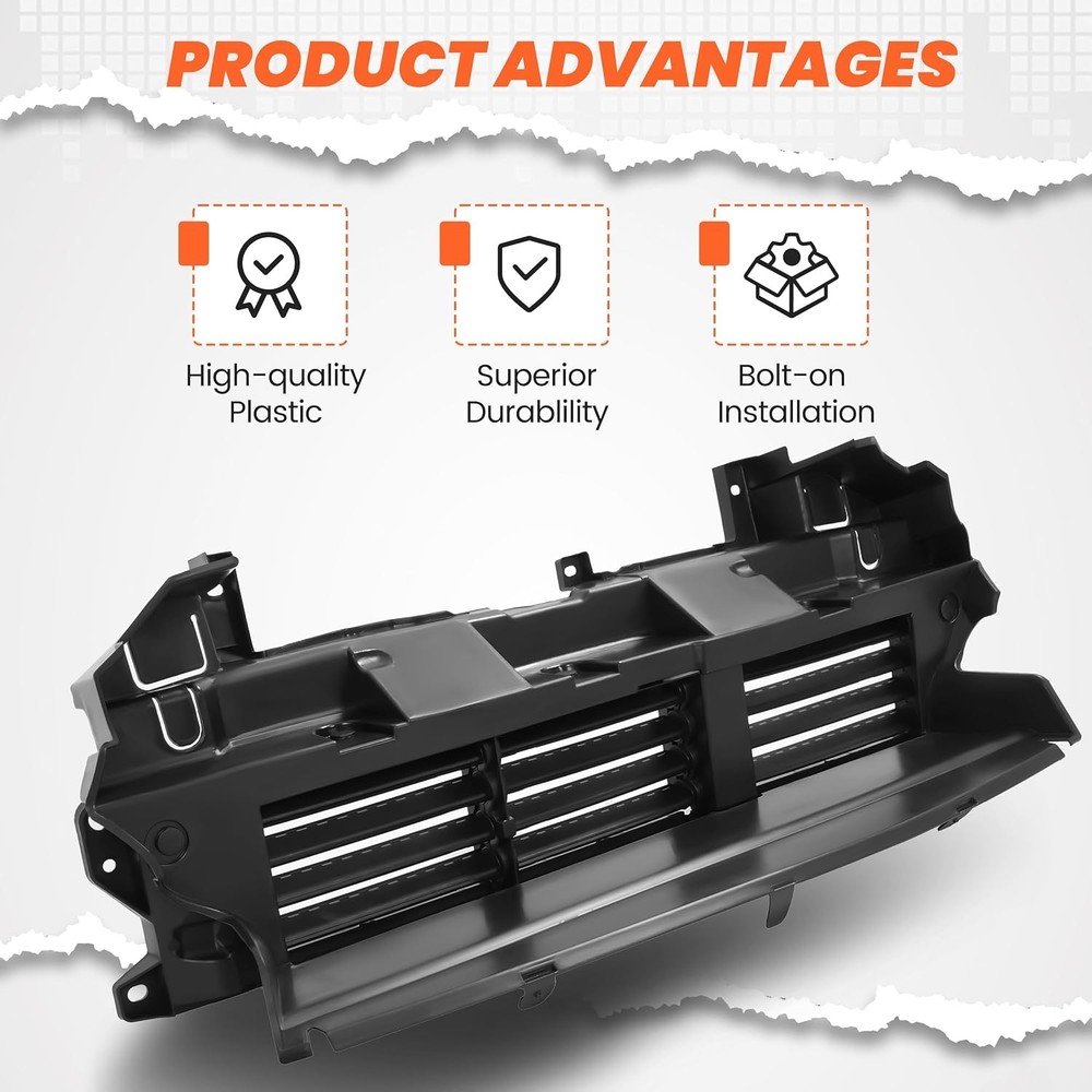 HECASA Active Grille Shutter Compatible with 2017-2019 Honda CR-V Replacement...