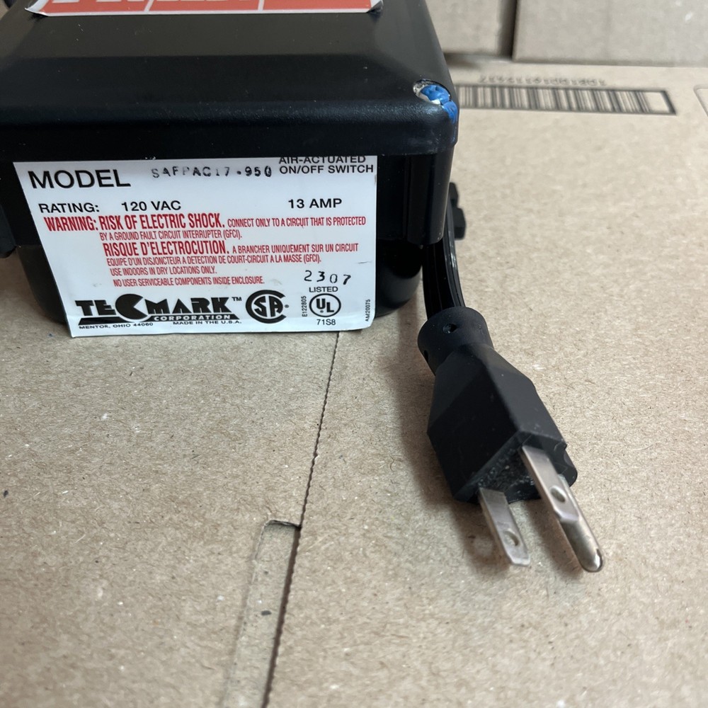 Tecmark SAFPAC17‑950 Garbage Disposal Air Switch Control