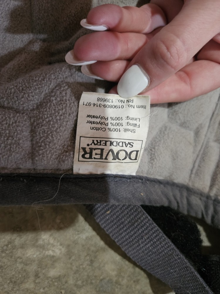 Dover Saddlery Grey All Purpose Saddle Pad