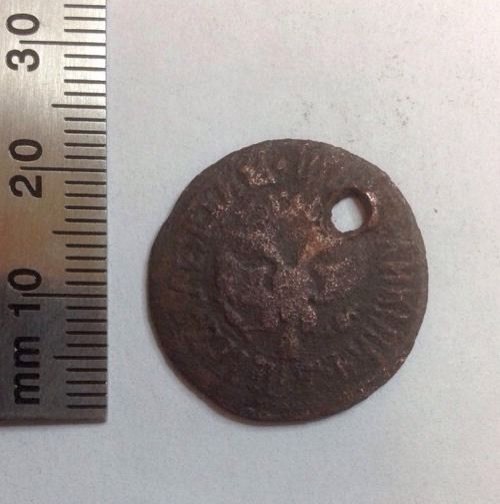 DENGA 1706 VERY OLG COIN PETER 1. ORIGINAL