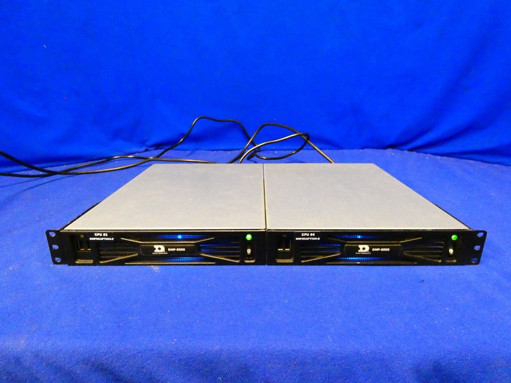Daktronics DMP-8000 Display Controller Qty 2 in rackmount