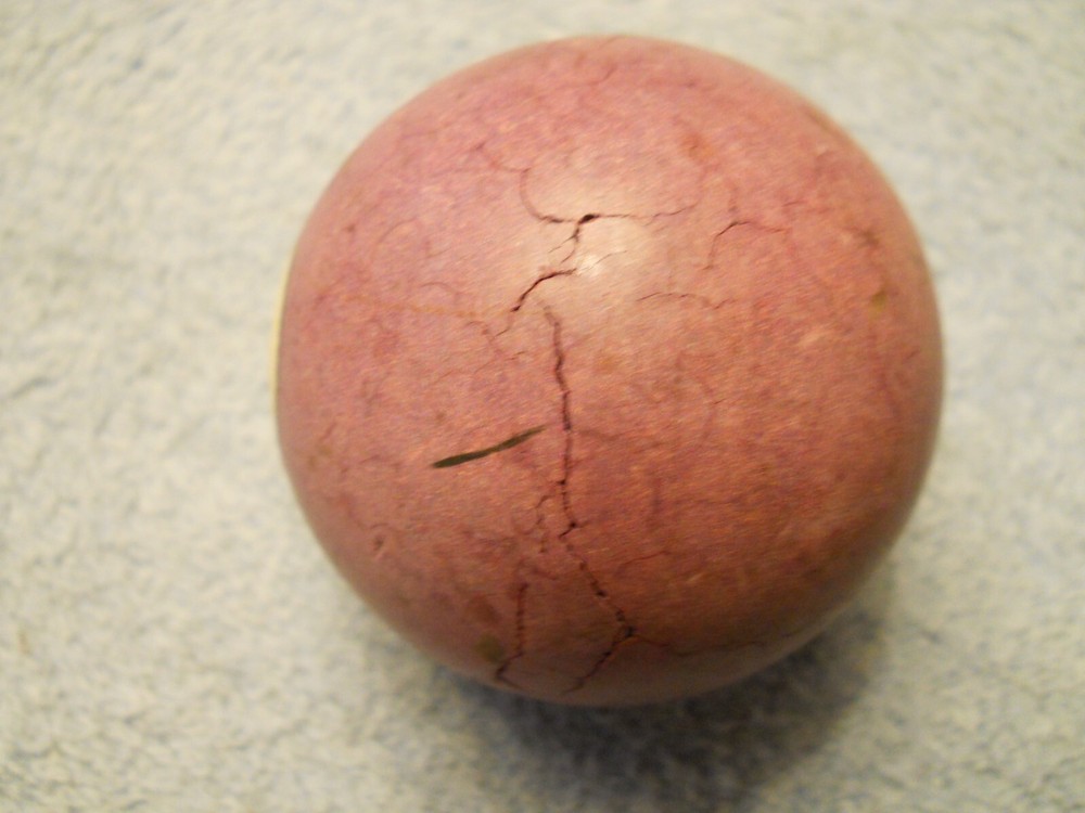 Vintage Clay Billiard Ball- #4