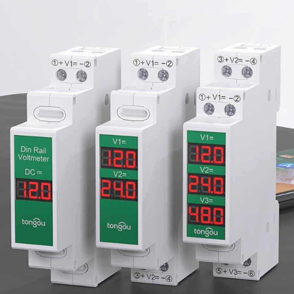 Innovative Design Meets Functionality in this Dual Way Volt Meter on Rails