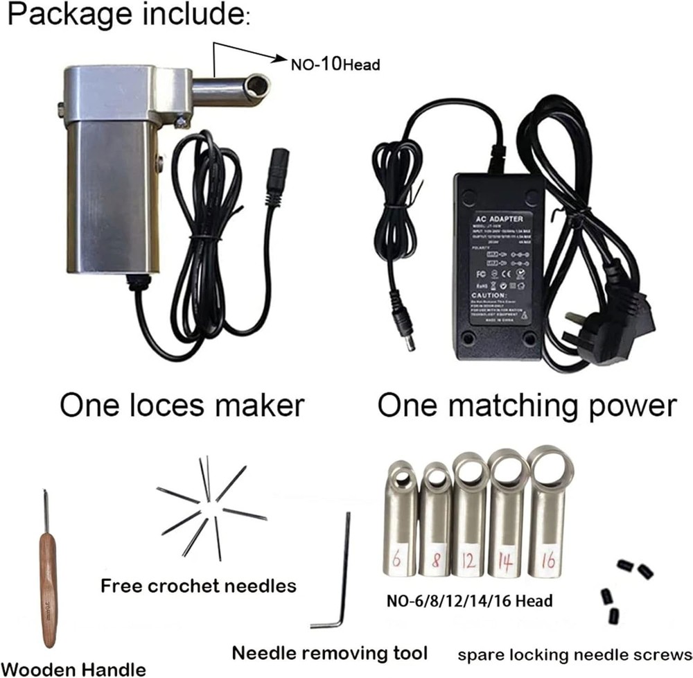 Instant Dreadlock Machine 6 Head Dreadlocks Maker for Locs, Handheld Dread