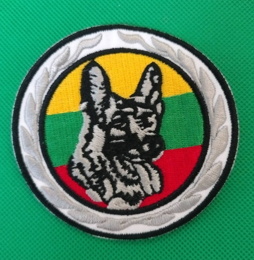 LITHUANIA POLICE PATCH K-9 CANINE K9