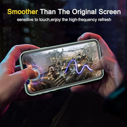 3 Pack Screen Protector for iPhone 11 with 3 Pack Tempered Glass Transparent