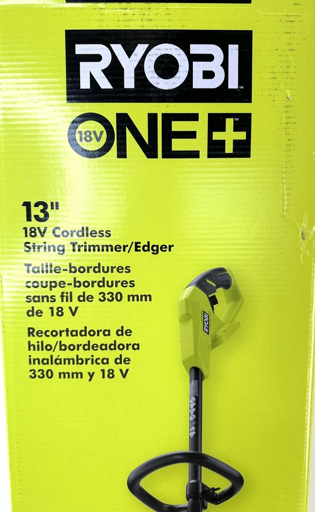 Ryobi One+ 18V 13 in String Trimmer/ Edger Cordless Tool Only Model P20018BTL