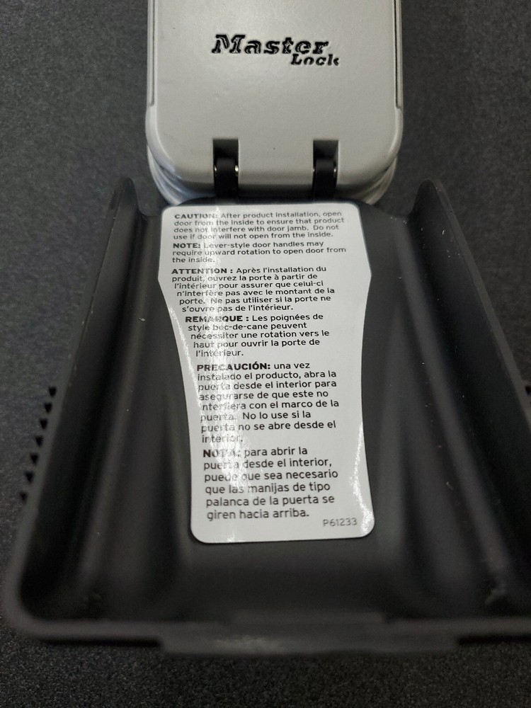 Master Lock, 4720BQ, With Lock Combination,