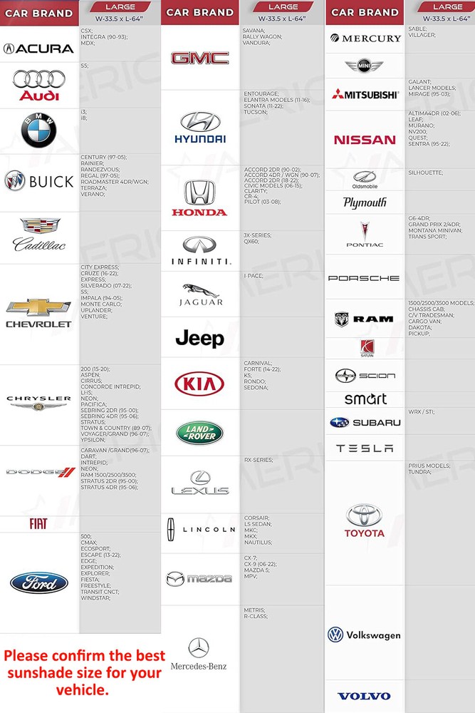 Foldable Car Windshield Front Window Sun Shade Cover Visor UV Block Protector