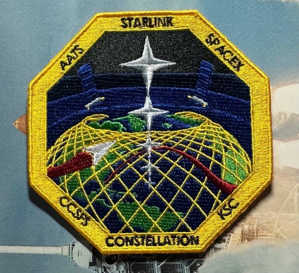STARLINK CONSTELLATION SPACEX SPACE X CLOTH BACK PATCH 🚀