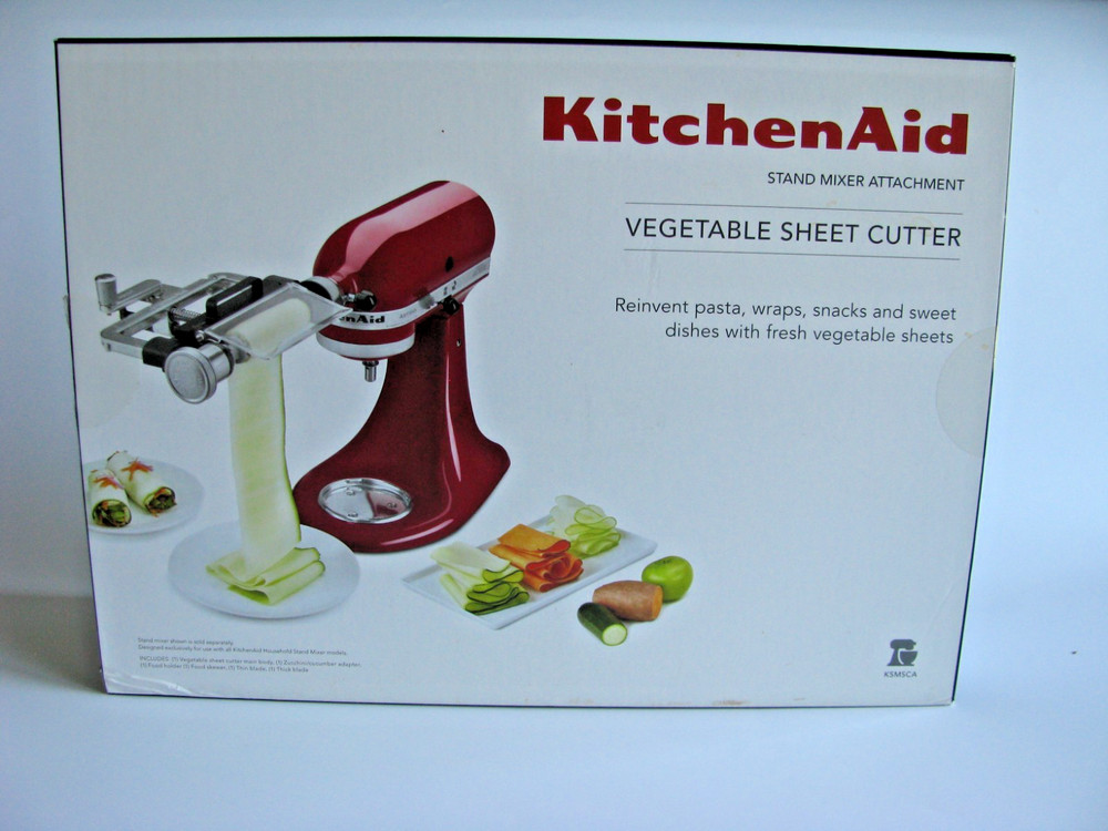 KitchenAid Vegetable Sheet Cutter Attachment KSMSCA   New Open Box