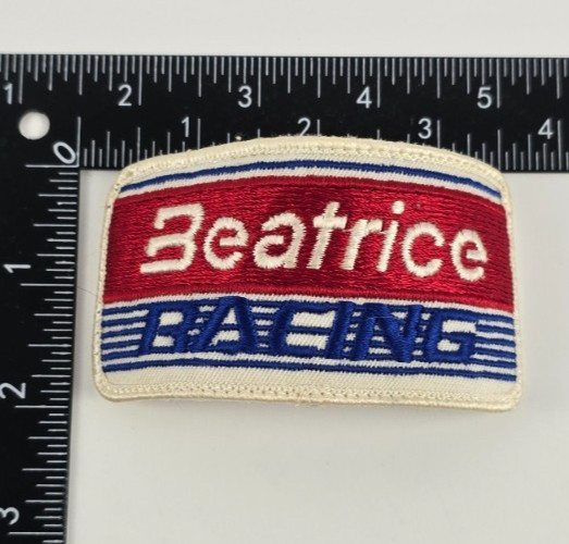 Vintage Beatrice Racing Embroidered Patch