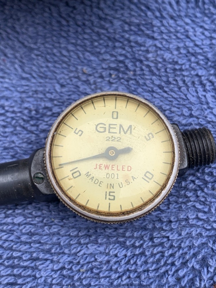 GEM 222 jeweled dial indicator