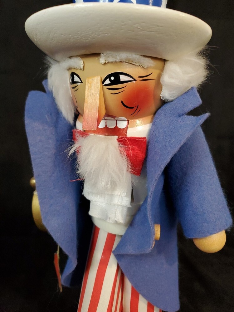 Nutcracker Full Size Uncle Sam w/ Sword - Made West Germany Fireworks Festivals