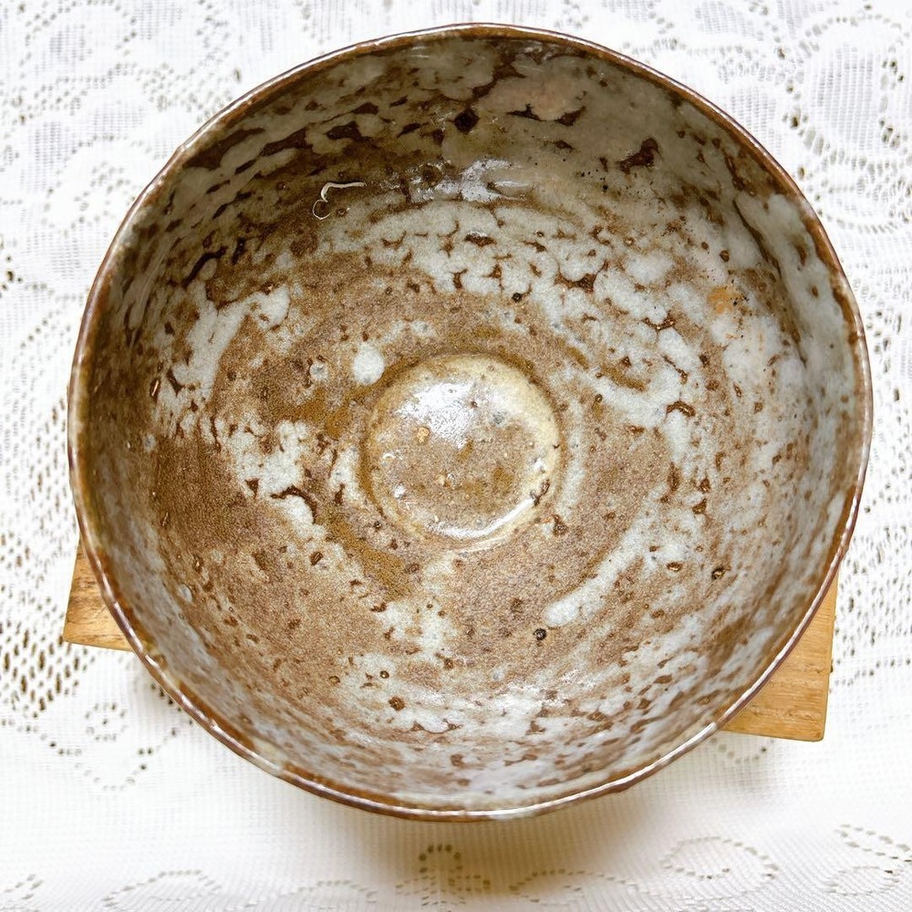Tea Utensils Ceramic matcha brown and gray