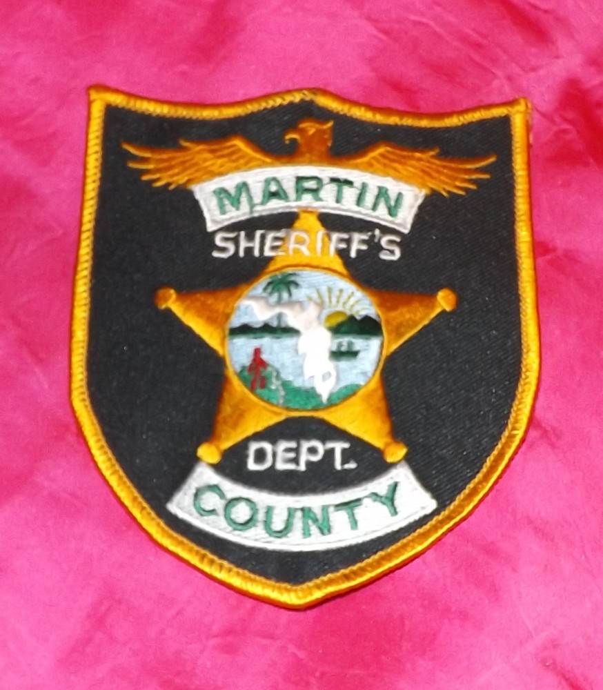 💥 FLORIDA POLICE SHERIFF'S OFFICE MARTIN COUNTY PATCH FL.