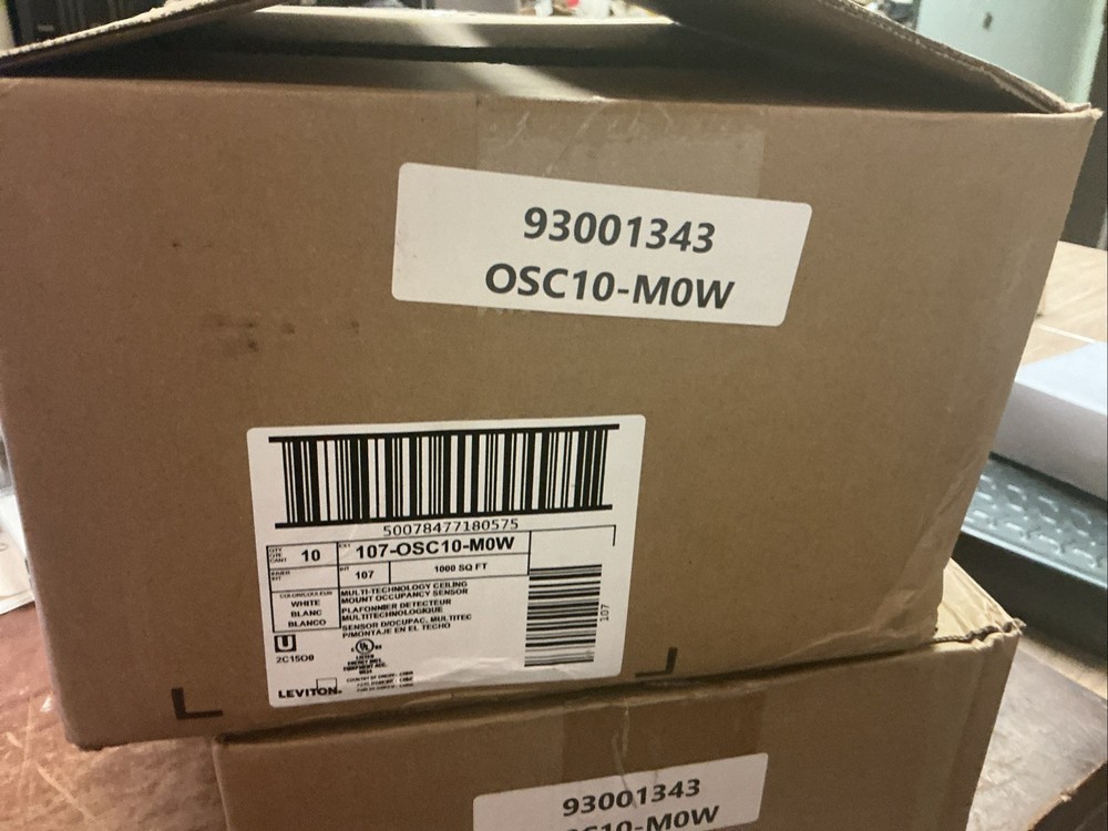 Leviton OSC10-M0W Multi-Technology Celing Mount Occupancy Sensor (new)