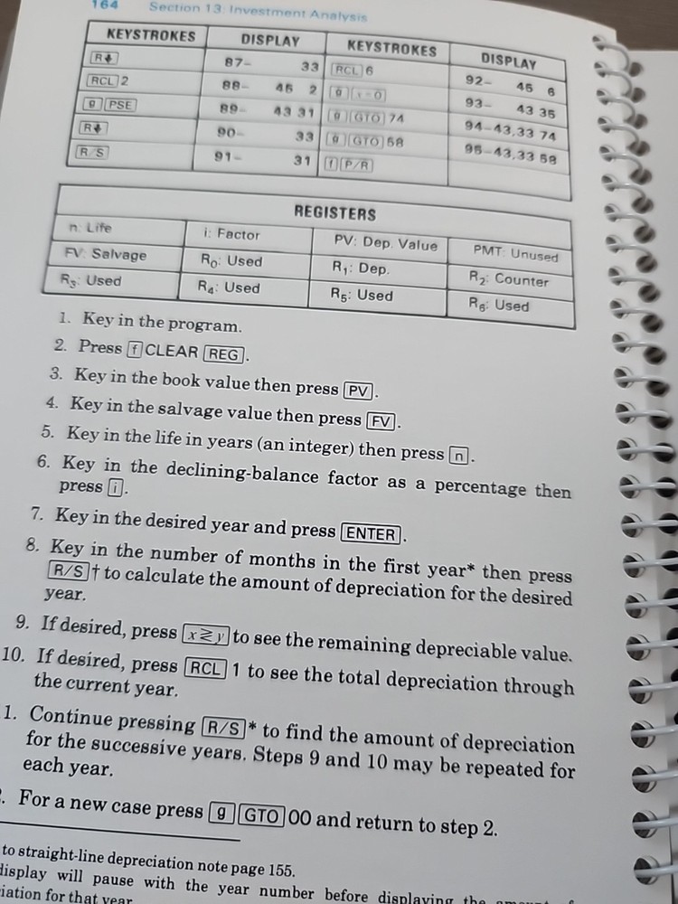 Hewlett Packard HP-12C Owner's Handbook And Problem-Solving Guide 4/86