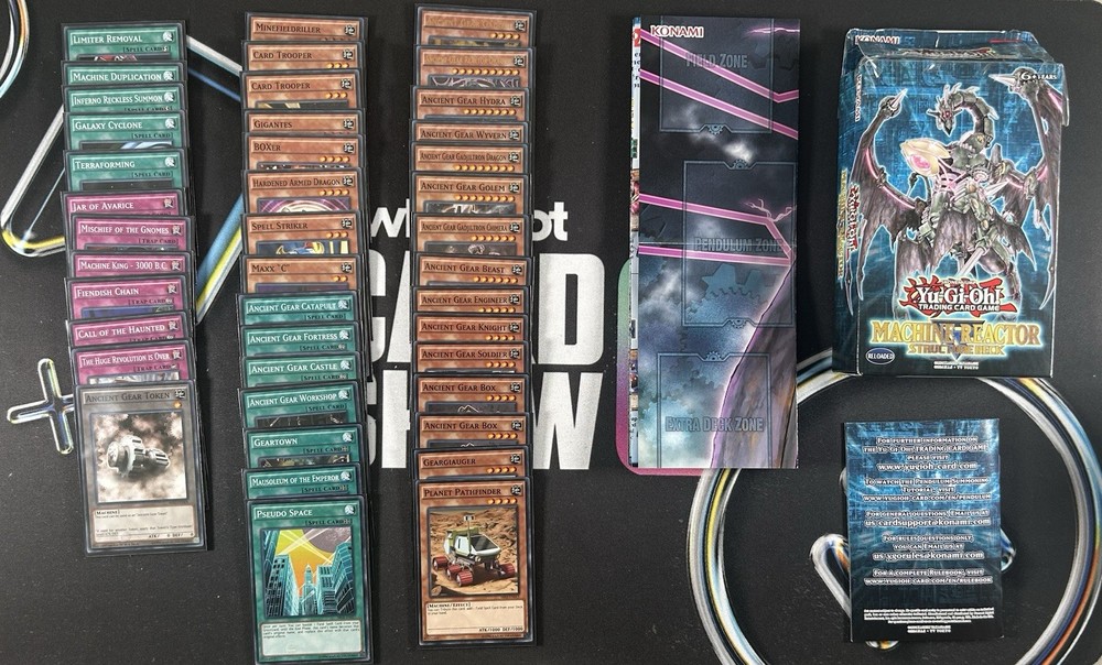 Yu-Gi-Oh Structue Deck Machine Reactor Complete Deck Unlimited Open Box NM