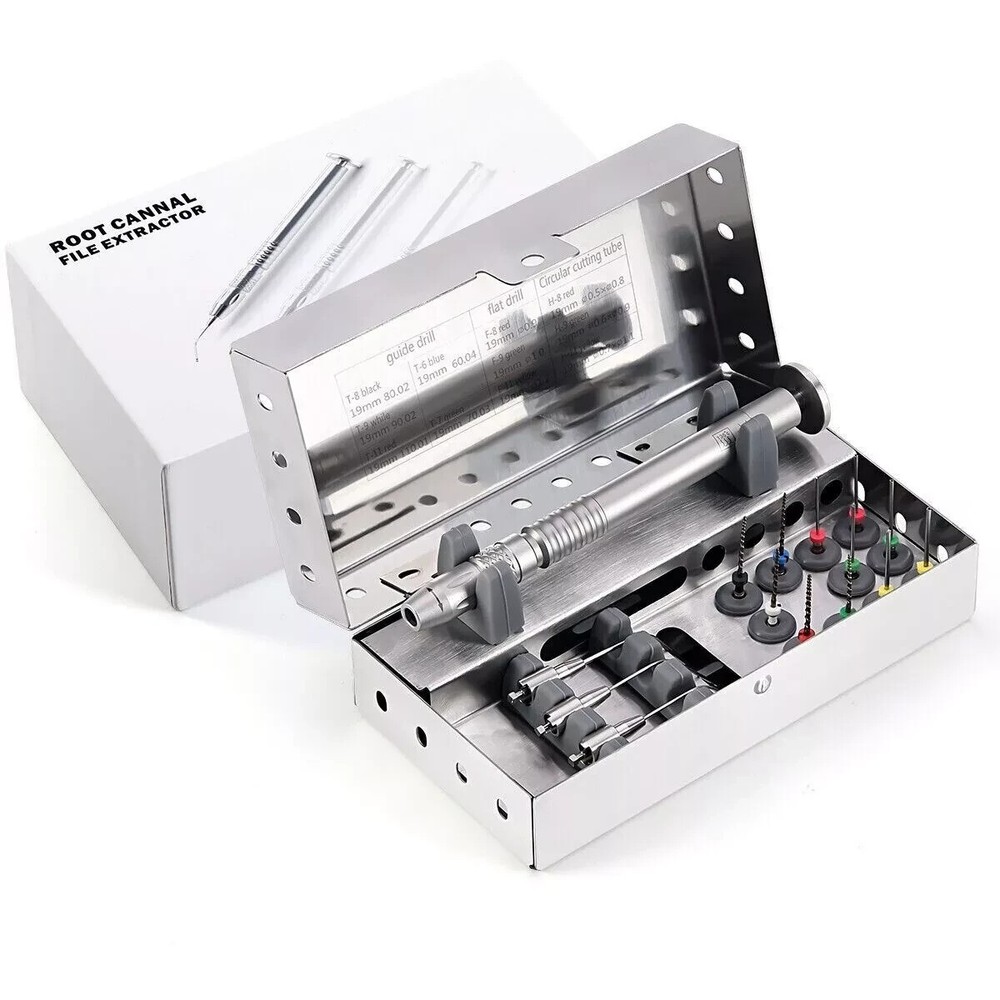Dental Root Canal File Extractor Endodontic Broken Files Removal System Drills