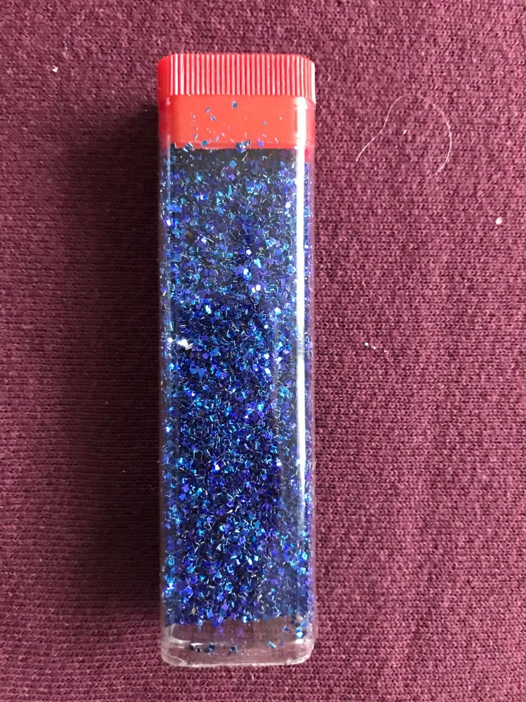 Blue Glitter ~ .75 oz ~.