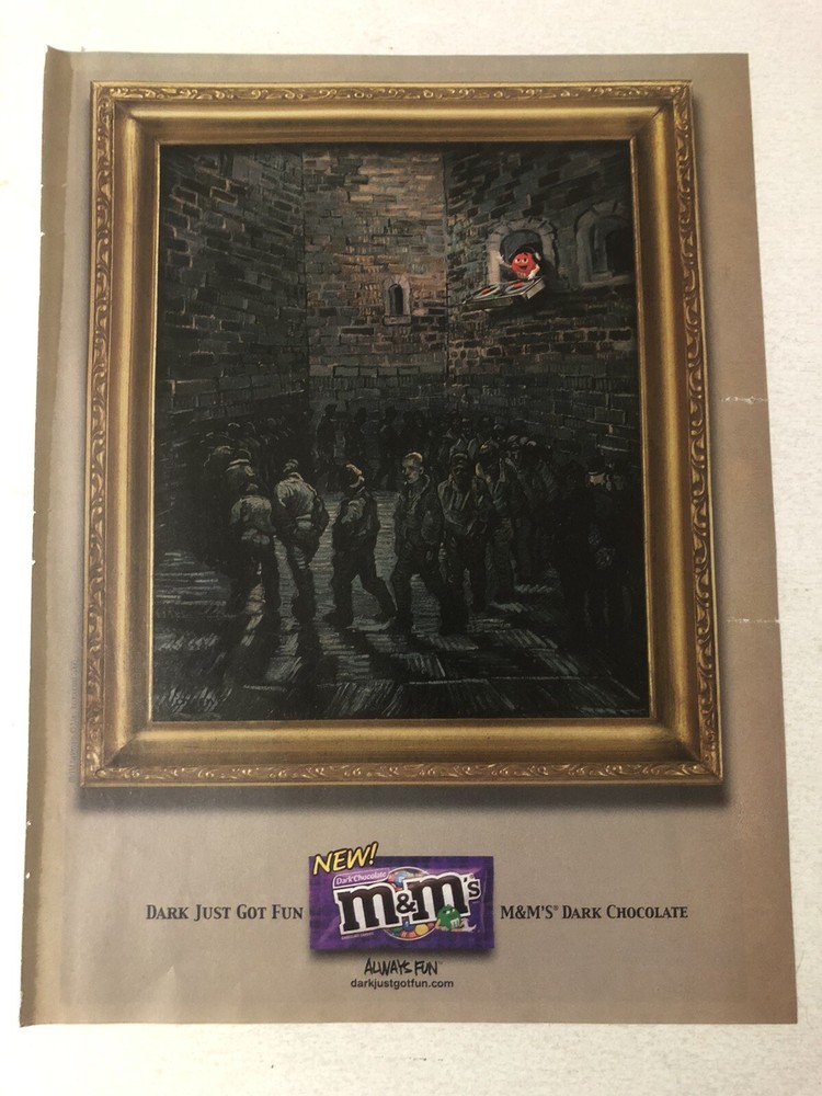 Dark Chocolate M&Ms Print Ad pa24