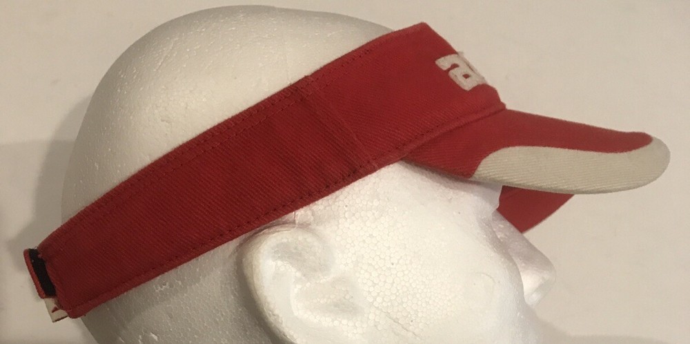 Red Adidas Golf Hat Cap Visor