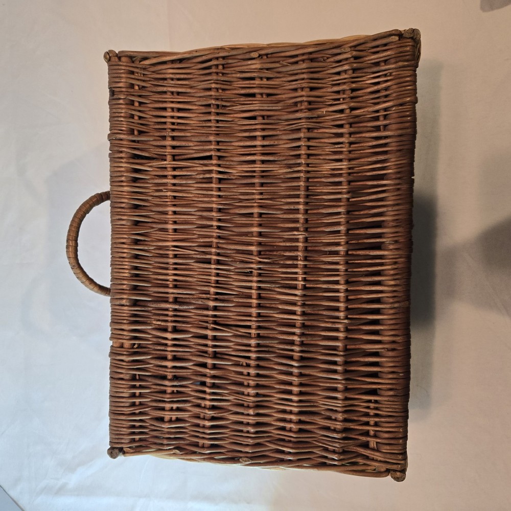 Vintage Wicker Sewing Box