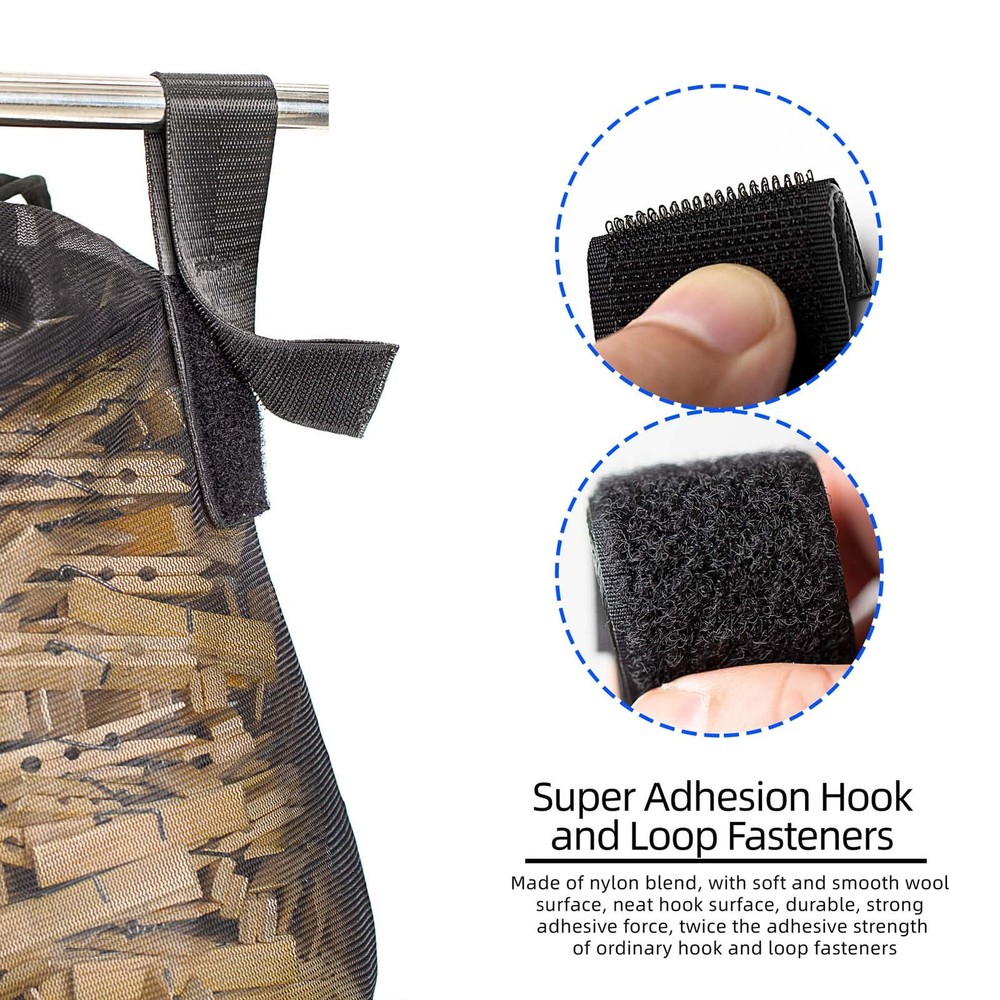 Mesh Clothespin Bag Holder Outside, Multiple Hanging Methods Clothes Pin Bag ...